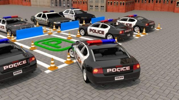 真实警车停车场3D官方版图3