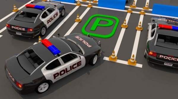 真实警车停车场3D官方版